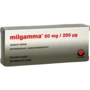 MILGAMMA 50mg/250µg, 20 tabliet vyobraziť