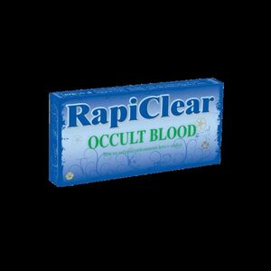 RAPICLEAR Occult blood IVD test na samodiagnostiku vyobraziť