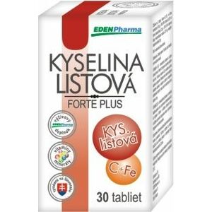 EDENPHARMA Kyselina listová forte plus 30 tabliet vyobraziť