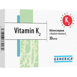 GENERICA Vitamín K2 30 kapsúl vyobraziť