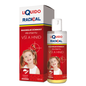 LIQUIDO RADICAL pri výskyte vší a hníd + (hrebienok a čiapka zadarmo) 125 ml vyobraziť