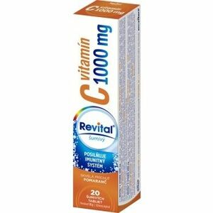 REVITAL Vitamín C 1000 mg s príchuťou pomaranč 20 šumivých tabliet vyobraziť