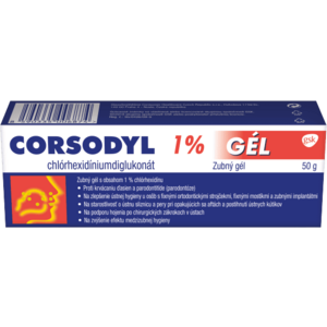 Corsodyl 1% Gél vyobraziť