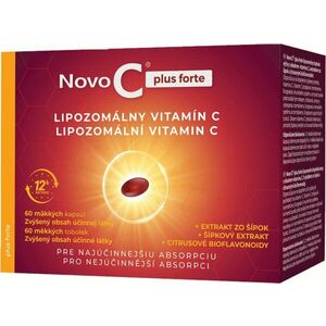 NOVO C plus forte LIPOZOMÁLNY VITAMÍN C 60 mäkkých kapsúl vyobraziť