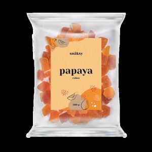 SNÄKSY Papaya kúsky 200 g vyobraziť