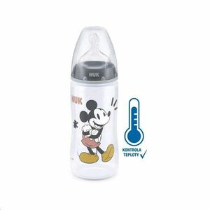 NUK Dojčenská fľaša na učenie Disney Mickey s kontrolou teploty 300 ml vyobraziť