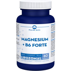 PHARMA ACTIV LIPOZOMAL MAGNESIUM + B6 FORTE 60 kapsúl vyobraziť