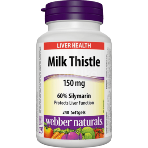 WEBBER NATURALS Pestrec mariánsky 150mg 240 tabliet vyobraziť