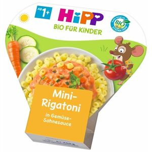 HIPP Príkrm zeleninový BIO Mini Rigatoni so zeleninou v smotanovej omáčke 250 g vyobraziť