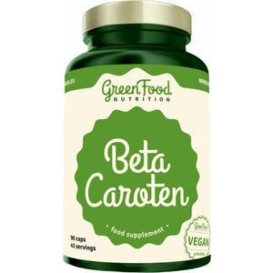 GREENFOOD NUTRITION GreenFood Beta Caroten 90 kapsúl vyobraziť