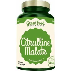 GREENFOOD NUTRITION Citrulline Malate 120 kapsúl vyobraziť