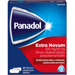 PANADOL Extra Novum s kofeínom, proti bolesti a horúčke 24 tabliet vyobraziť