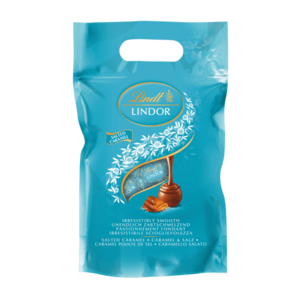 LINDT Lindor pralinky slaný karamel 1000 g vyobraziť