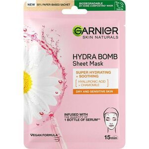 GARNIER Skin Naturals upokojujúca textilná maska s výťažkom z harmančeka 28 g vyobraziť