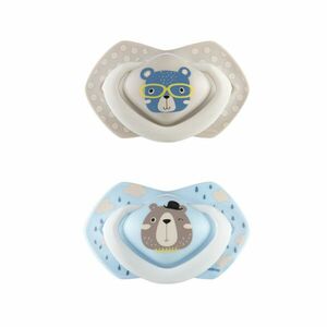 CANPOL BABIES Set symetrických silikónových cumlíkov BONJOUR PARIS modrý 0-6m 2 ks vyobraziť