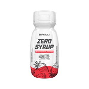 BIOTECHUSA Zero Syrup, jahoda 320 ml vyobraziť