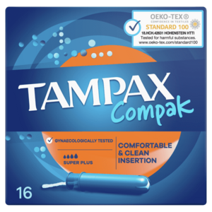 TAMPAX Compact Super plus 16 ks vyobraziť