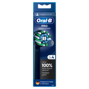 ORAL-B Pro Cross Action Black Kartáčkové hlavy 4 ks vyobraziť