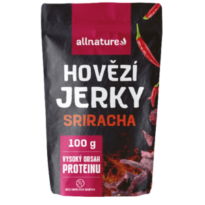 ALLNATURE BEEF Sriracha Jerky 100 g vyobraziť