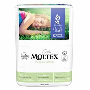 MOLTEX Pure & Nature plienky XL 13-18 kg 21 ks vyobraziť