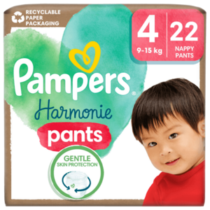 PAMPERS Harmonie Pants veľ.4, 22 ks vyobraziť