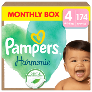 PAMPERS Harmonie Baby veľ.4 - Mesačné balenie 174 ks vyobraziť