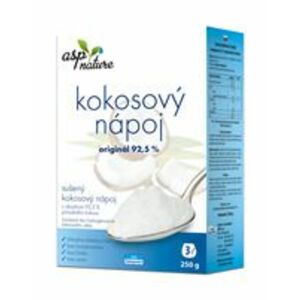 ASP KOKOSOVÝ NÁPOJ originál s obsahom 92, 5% kokosu, sušený, práškový 1x250 g vyobraziť