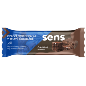 SENS Cvrččí Proteinovka v Tmavej Čokoláde - Čokoládový Brownie 60 g vyobraziť