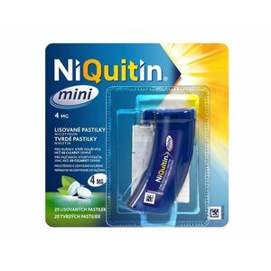 NiQuitin Mini 4mg 20 pastiliek vyobraziť