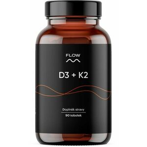 FLOW D3 + K2 90 tvrdých kapsúl vyobraziť