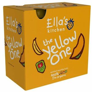 ELLA'S KITCHEN BIO Yellow One Ovocné pyré s banánom 5 x 90 g vyobraziť