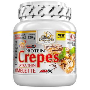 AMIX Mr. Popper's Protein Crepes, Vanilka 520 g vyobraziť