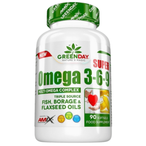 GREENDAY Super Omega 3-6-9, 90 kapsúl vyobraziť