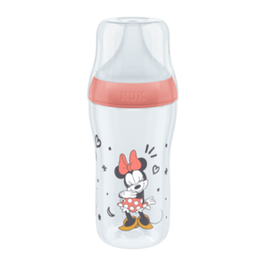 NUK Perfect Match Disney fľaša s kontrolou teploty, červená 260 ml vyobraziť