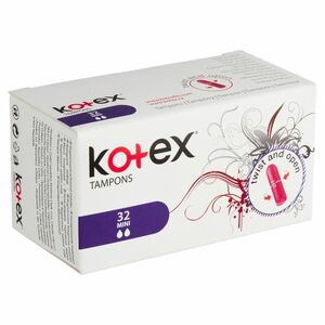 KOTEX ® Tampony Mini 32 ks vyobraziť