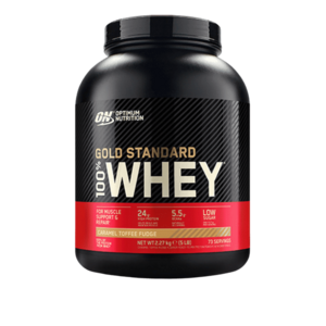 OPTIMUM NUTRITION 100% Whey Gold Standard, karamelový fondán 2270 g vyobraziť