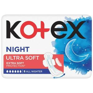 KOTEX Ultra SOFT Night 6 ks vyobraziť