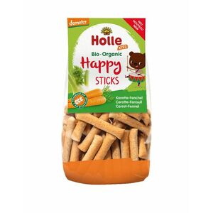 HOLLE Detské happy tyčinky mrkva fenikel 100 g vyobraziť