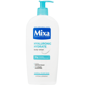 MIXA Hyaluronic Hydrate intenzívne hydratačné telové mlieko na normálnu až suchú pokožku 400 ml vyobraziť