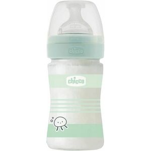 CHICCO Fľaša dojčenská sklo Well-being silikón, uni 150 ml vyobraziť