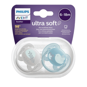 PHILIPS AVENT Cumlík Ultrasoft Premium Zvieratko 6-18m 2 ks vyobraziť