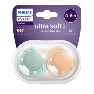 PHILIPS AVENT Cumlík Ultrasoft Premium neutral 0-6m 2 ks vyobraziť