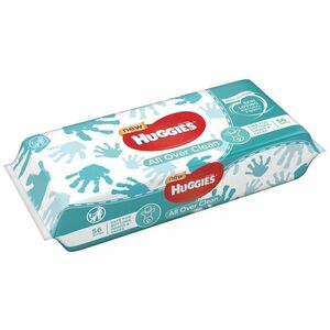 HUGGIES ® vlhčené obrúsky Single All Over Clean 56 ks vyobraziť