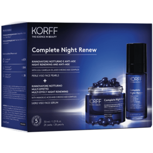 KORFF darčekové balenie Complete Night Renew - regeneračné perly + sérum vyobraziť