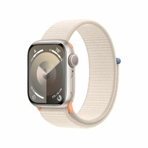 APPLE Watch Series 9 GPS 41mm hliníkové púzdro so športovým remienkom, starlight vyobraziť