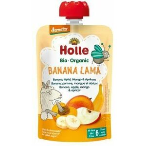 HOLLE BIO Pyré, Banana Lama, banán, jablko, mango a marhuľa 100 g vyobraziť