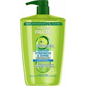 GARNIER Fructis Strength & Shine posilňujúci šampón pre všetky typy vlasov bez lesku a sily, 1000 ml vyobraziť