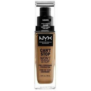 NYX PROFESSIONAL MAKEUP Can't Stop Won't Stop 24-hodinový podkladový make-up s vysokým krytím - 15 Caramel 30 ml vyobraziť