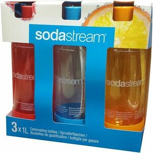 SODASTREAM Fľaša Tripack 1l Orange/Red/Blue vyobraziť