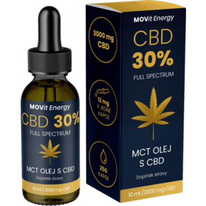 MOVIT ENERGY CBD 30% Full Spectrum MCT olej 10 ml vyobraziť